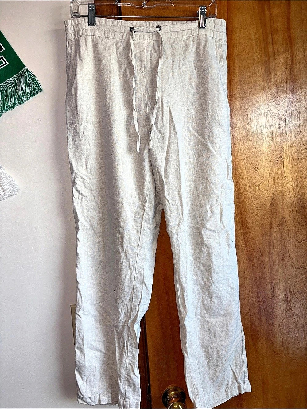 Linen Pants, Cream